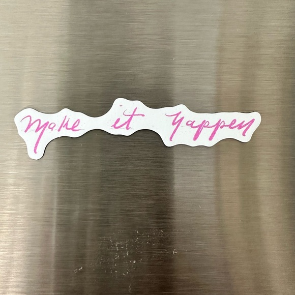 Motivational, Playful 'Make it Happen' Magnet - Picture 1 of 3